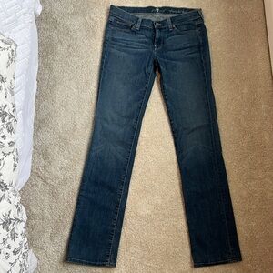 7 for All Mankind “the Straight Leg” Jean size 28
